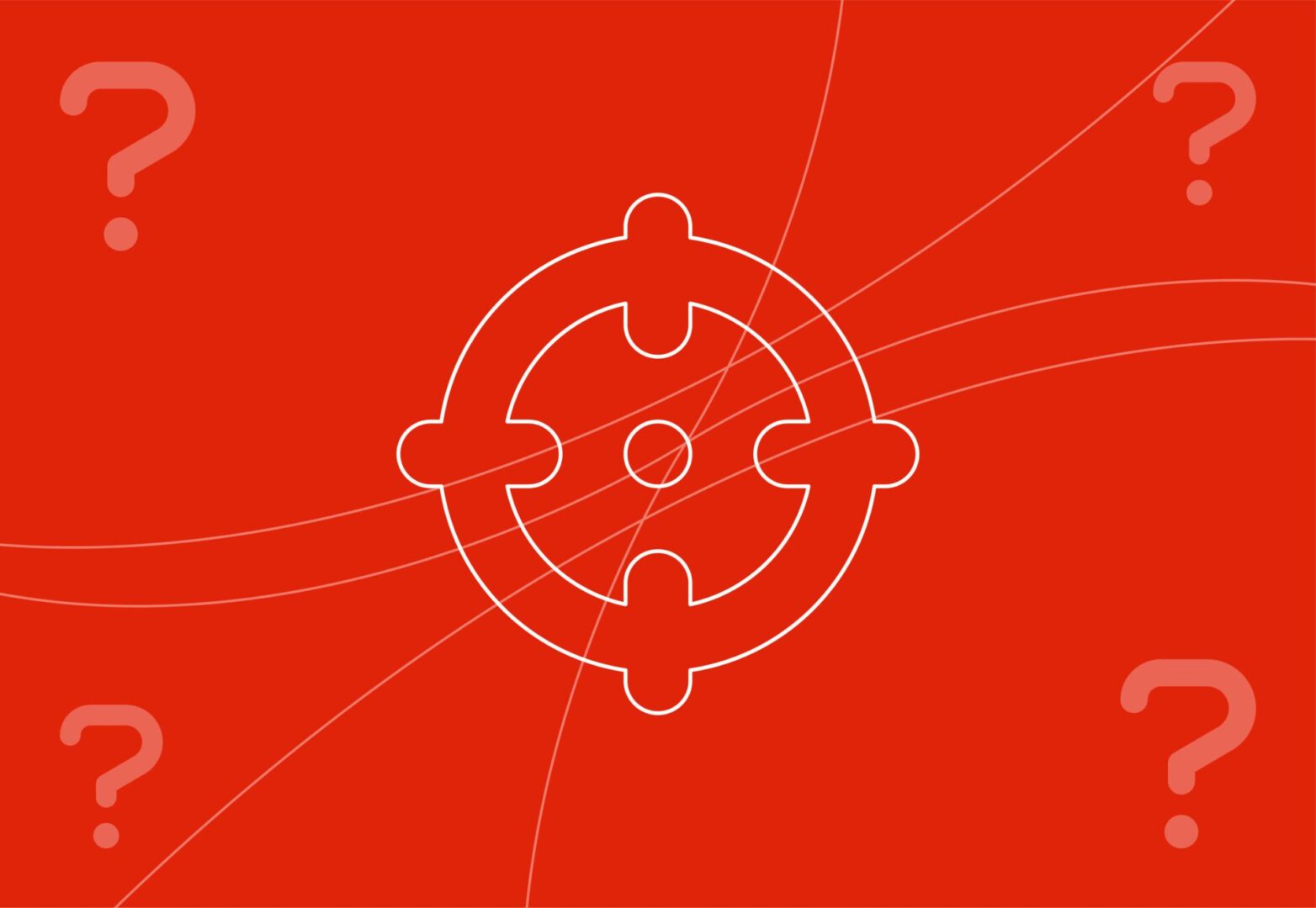 Image of question mark and target icons