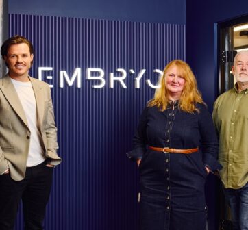 Blog 8 image of ross green ceo, nick hussey md and helen booth client director