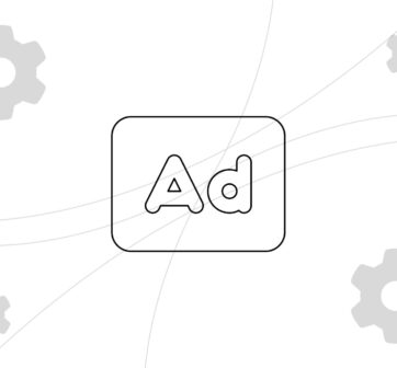 Two scientific glass tube illustrations for A/B testing