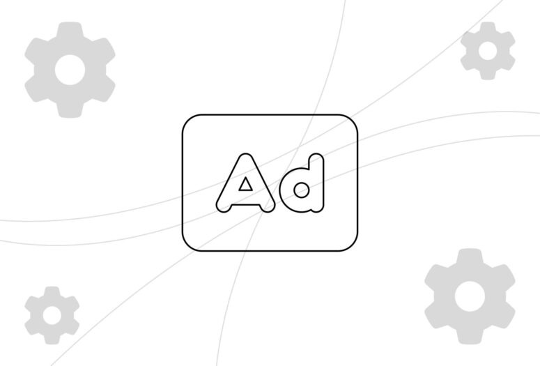 two scientific glass tube illustrations for a/b testing