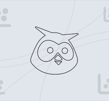 Outline of the Hootsuite logo