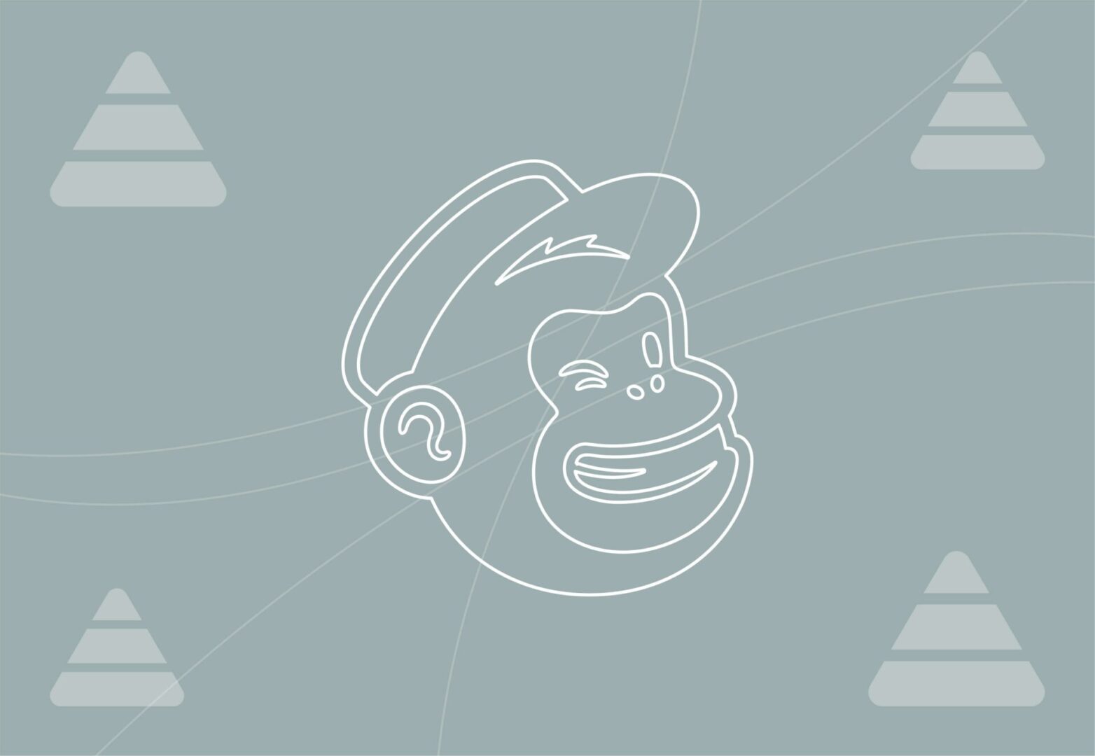 text saying 'mailchimp' in purple and navy background