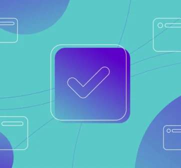 ticked check box in navy and teal