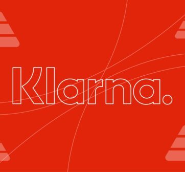 Klarna graphic in purple and navy