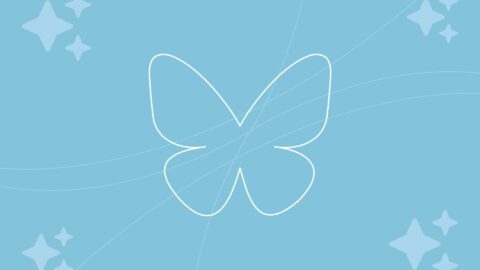 Bluesky logo teal