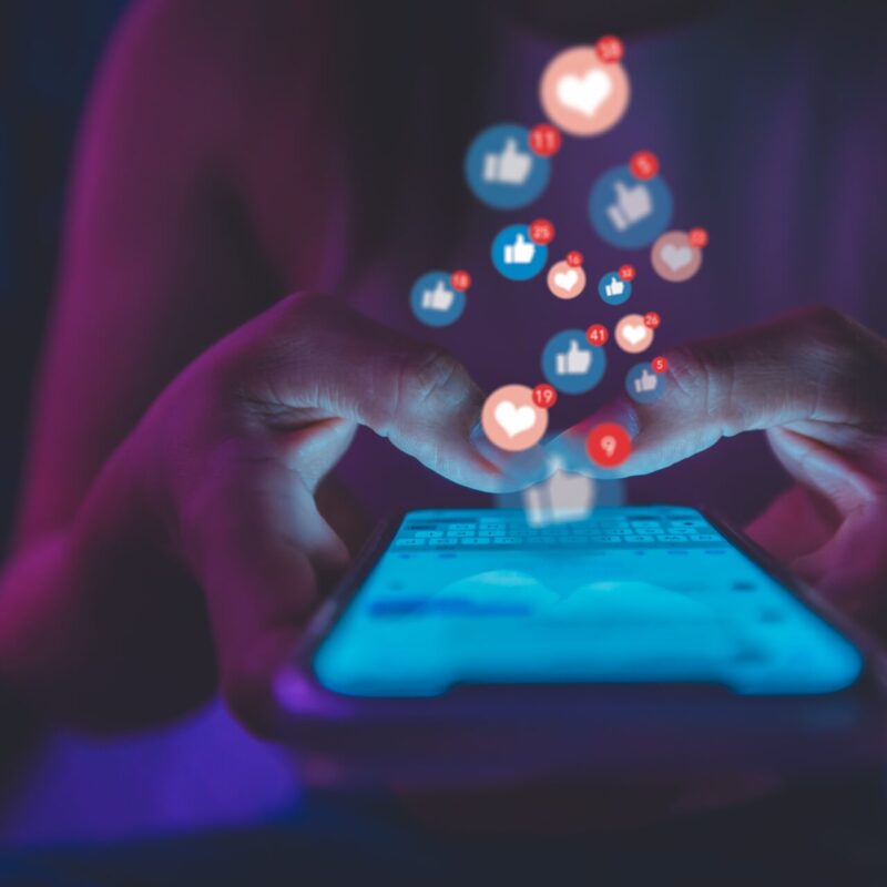 Paid Social Budgeting 10 social media engagement on mobile phone