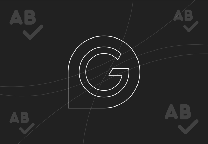 Image showing Grammarly icon for a blog about the writing tool and user stats