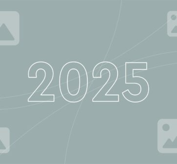 '2025' written out with image icons surrounding it, representing the best social media campaigns we've seen in 2025