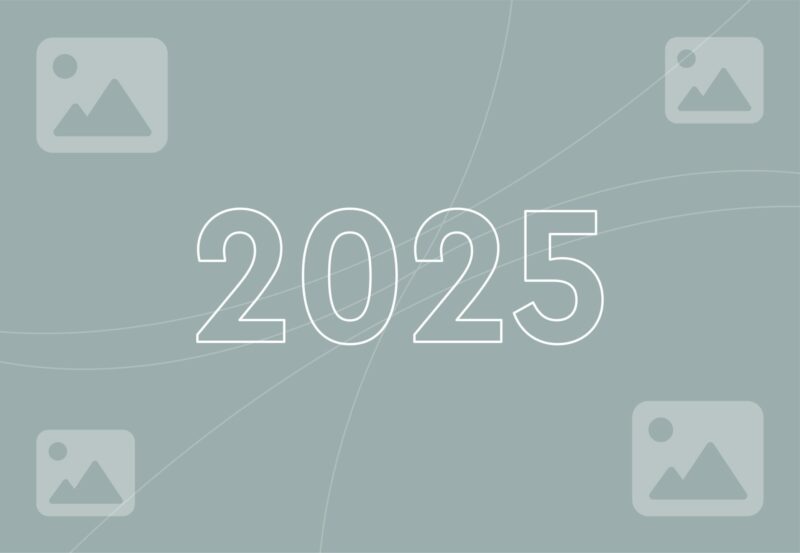 '2025' written out with image icons surrounding it, representing the best social media campaigns we've seen in 2025