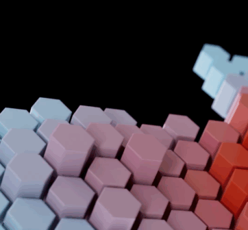 3D illustration of what Intermingle represents as a data visualisation tool